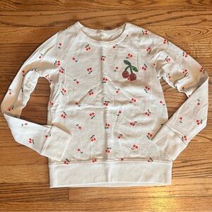 CrewCuts Cherry Print Girls Sweatshirt Sz 8